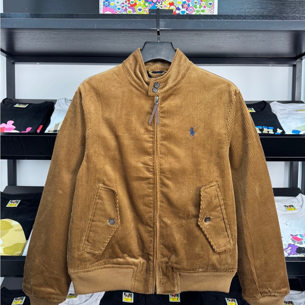 Ralph Lauren Men's Brown Corduroy Bomber Jacket